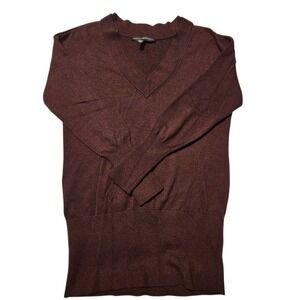 White House Black Market Women's V-Neck Long Sleeve Sweater,‎ Size Small